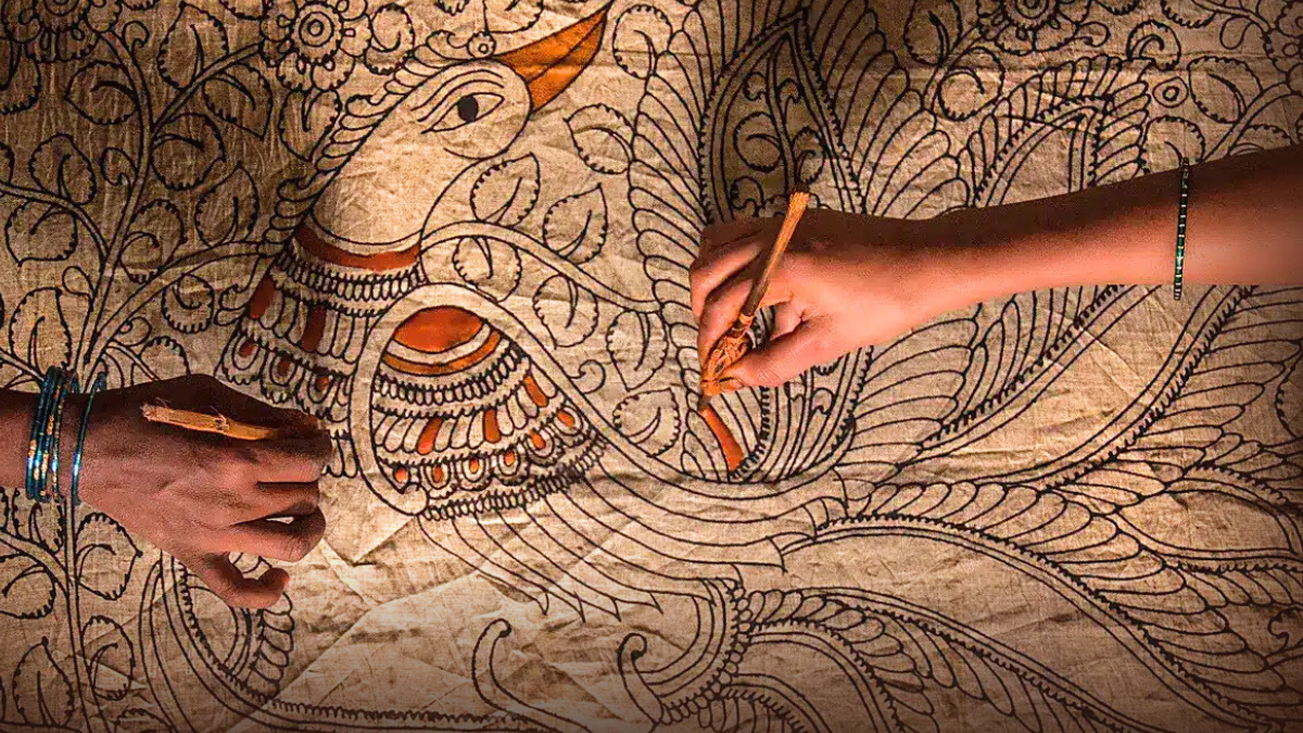 Kalamkaari Painting
Machilipatnam
Pen work