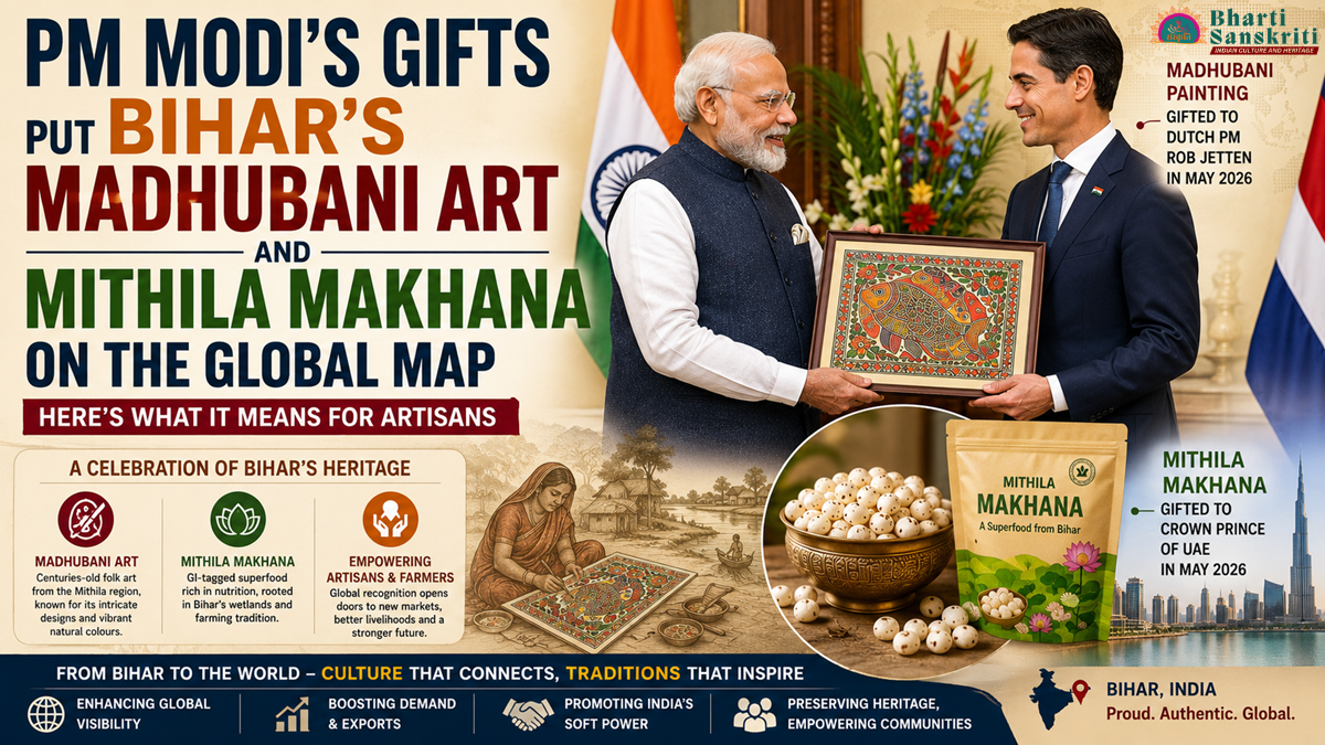 PM Modi Gift Madhubani Art