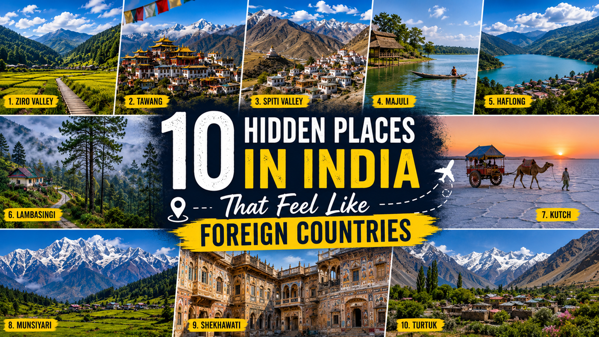 10 Hidden Places In India